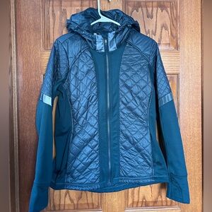Athleta Women's Quilted Ski Jacket - Dark Teal